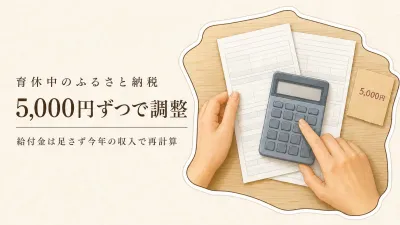 育休中のふるさと納税はいくらまで？前年の寄附額を見直して5,000円ずつ寄附する方法