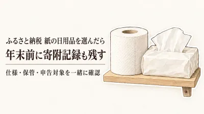 年末に慌てないふるさと納税トイレットペーパー・ティッシュ｜レビュー数順と確定申告前の記録法