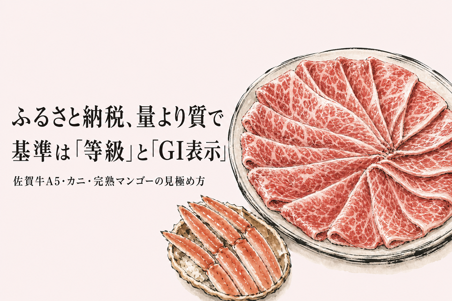 ふるさと納税、量より質で選ぶには？佐賀牛A5・カニ・完熟マンゴーの見極め方