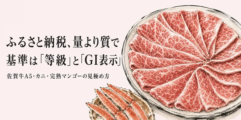 ふるさと納税、量より質で選ぶには？佐賀牛A5・カニ・完熟マンゴーの見極め方